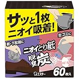 エステー 脱臭炭 ニオイとり紙 60枚入 価格比較 - 価格.com